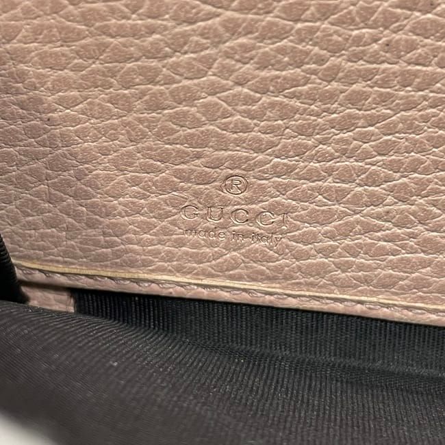 Gucci Wallet Zip Around GG Marmont Leather Beige — view 3