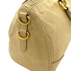 Prada 2-Way Tote Bag 173 Leather Vitello Shine Yellow Beige — view 7