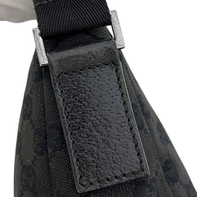 Gucci Shoulder Bag GG Canvas Black — view 7