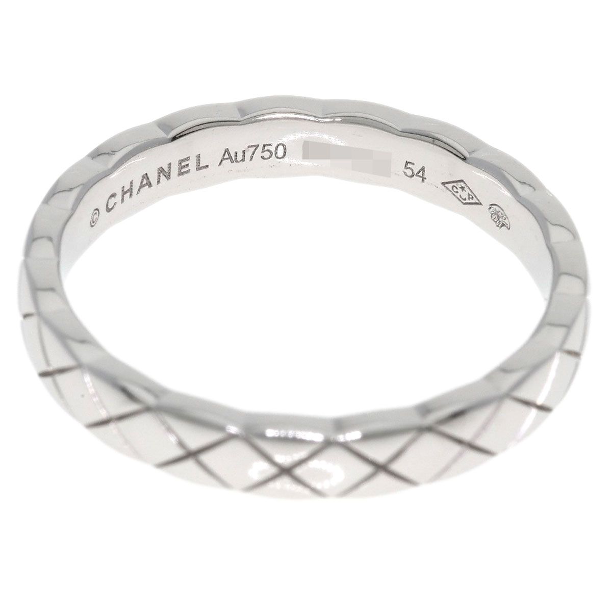 Chanel Coco Crush Small 54 Ring 18K White Gold — view 4