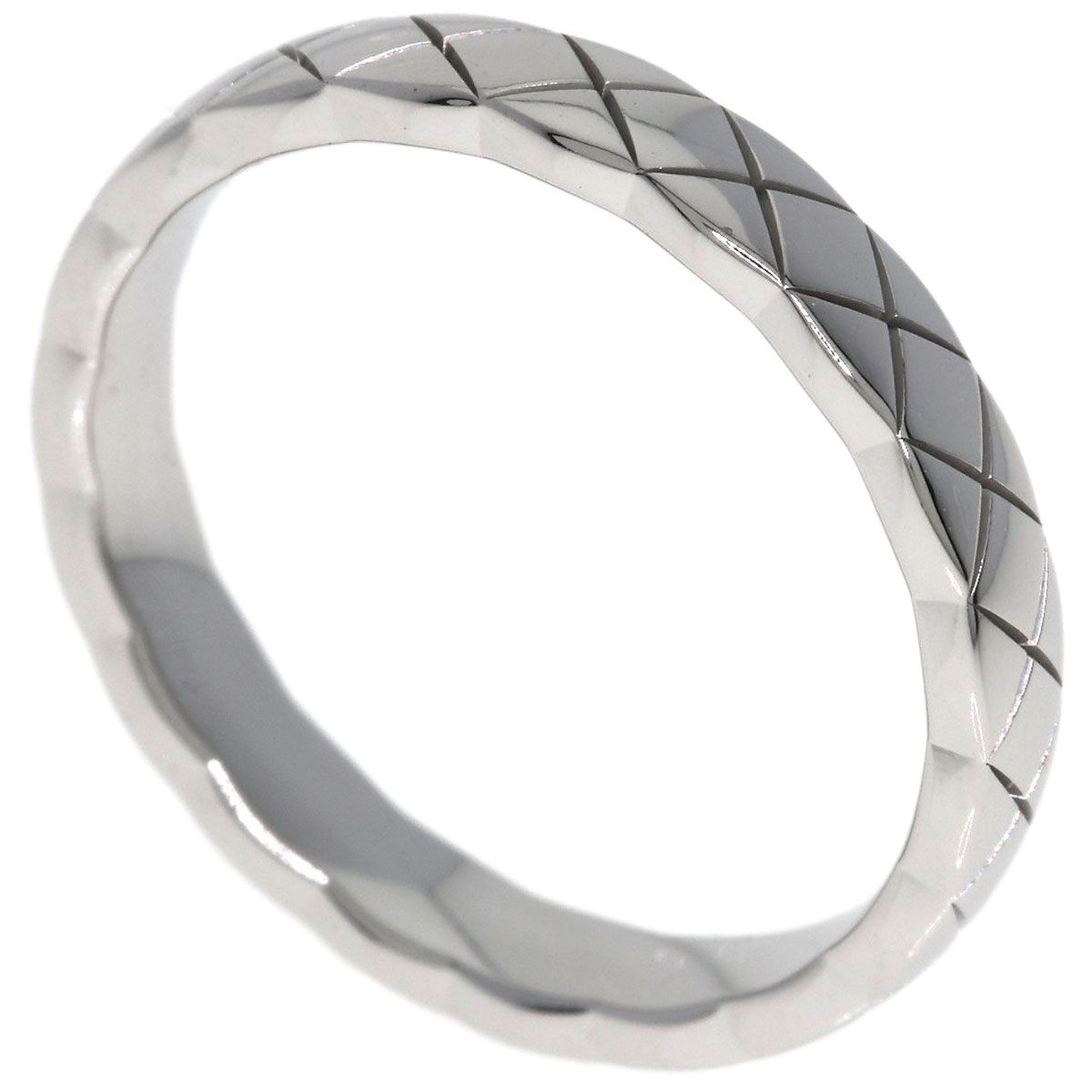 Chanel Coco Crush Small 54 Ring 18K White Gold