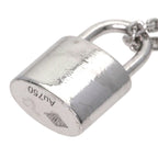 Louis Vuitton Pendentif Lockit Necklace 18k White Gold — view 5