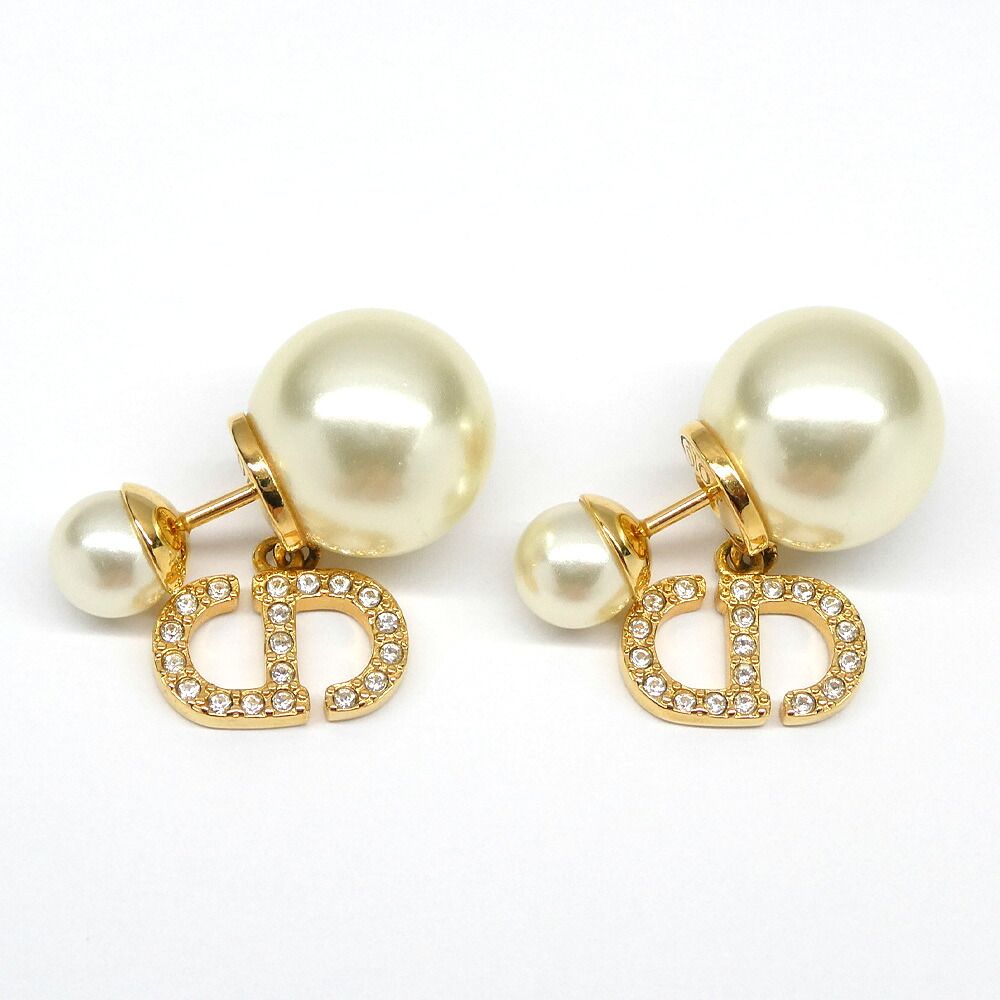 Dior Tribales Earrings Dior Tribales Resin Pearl Gold — view 4