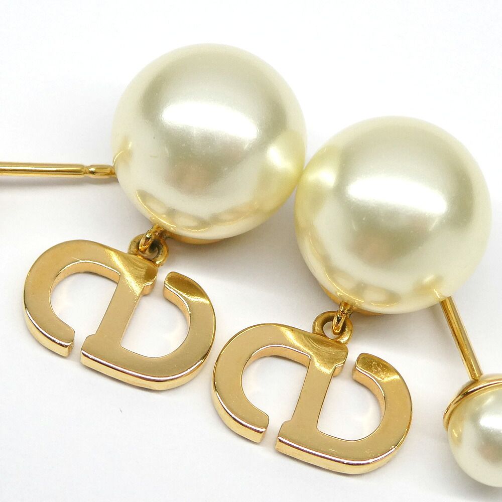 Dior Tribales Earrings Dior Tribales Resin Pearl Gold — view 5