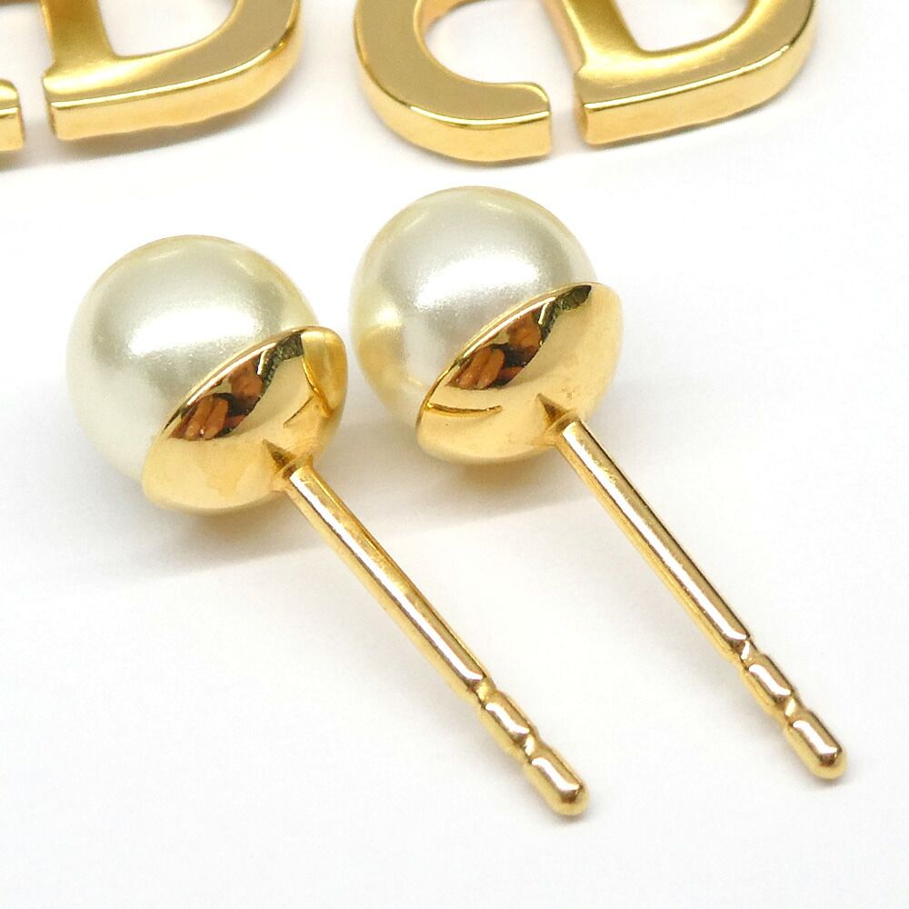 Dior Tribales Earrings Dior Tribales Resin Pearl Gold — view 7