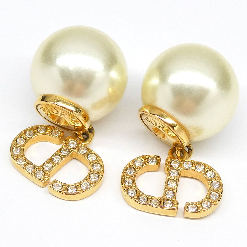 Dior Tribales Earrings Dior Tribales Resin Pearl Gold — view 2