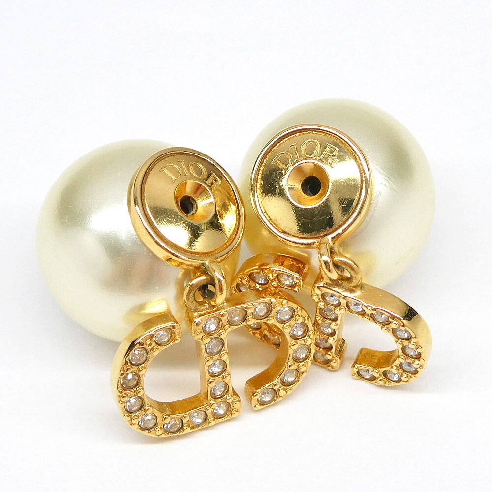 Dior Tribales Earrings Dior Tribales Resin Pearl Gold — view 3