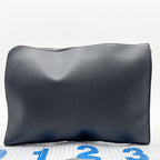 Louis Vuitton Clutch Pochette Jules GM Noir Taurillon Leather Silver — view 2