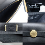 Hermes Herbag Zip 20 Shoulder Bag Black Gold Vache Hunter Toile Military — view 7