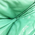Prada Shoulder Bag Triangle Mini Green Leather Chain Silver — view 8