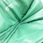 Prada Shoulder Bag Triangle Mini Green Leather Chain Silver — view 7