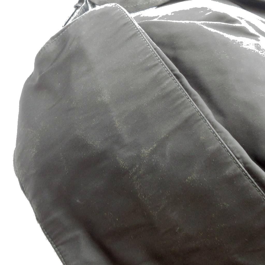 Prada Backpack Day Logo Metal Plate Nylon Black — view 8