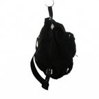 Prada Backpack Day Logo Metal Plate Nylon Black — view 4