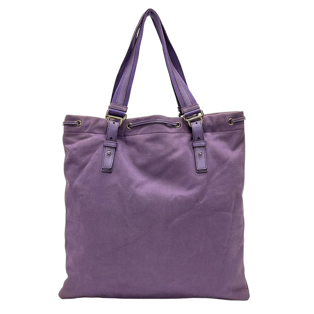 Saint Laurent Rive Gauche Tote Bag Kahala Purple Leather — view 3