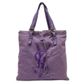 Saint Laurent Rive Gauche Tote Bag Kahala Purple Leather