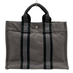 Hermes Tote Bag Fourre Tout PM Dark Gray Black — view 3