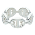 Hermes Chaine D'ancre Enchainee PM Silver Ring