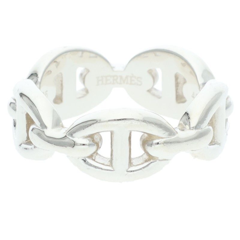 Hermes Chaine D'ancre Enchainee PM Silver Ring