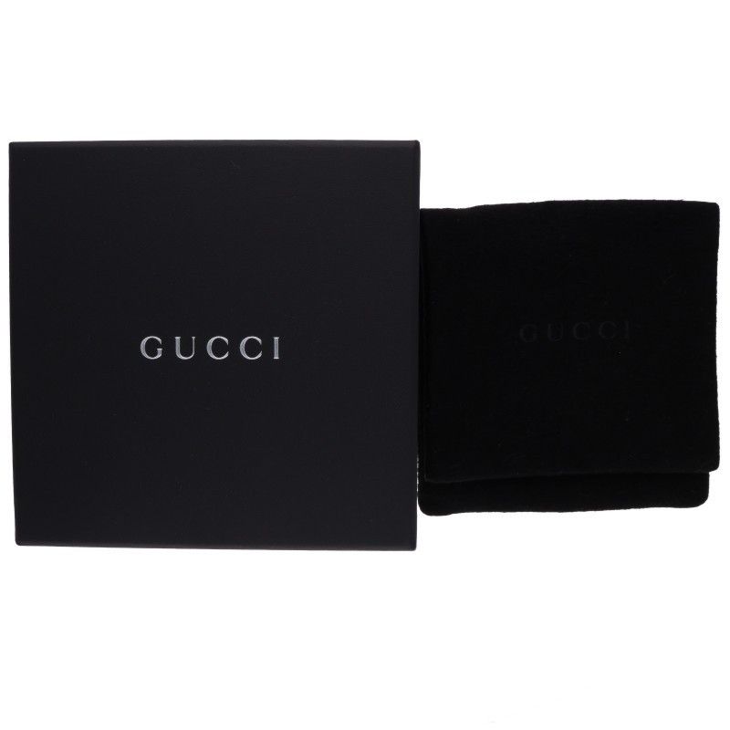 Gucci 26 SS Crest Gold Tone Brass & Palladium Necklace — view 5