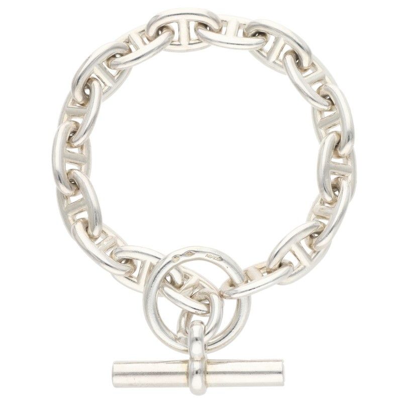 Hermes Chaine D'ancre PM Silver Bracelet