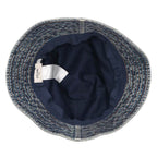 Celine Logo Embroidery Denim Bucket Hat — view 3