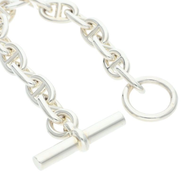 Hermes Chaine D'ancre MM Silver Bracelet — view 4