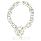 Hermes Chaine D'ancre MM Silver Bracelet