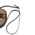 Gucci Ophidia GG Supreme Shoulder Bag Beige Dark Brown — view 4