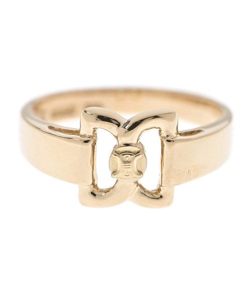 Celine Macadam Ring 18k Yellow Gold 750 New