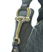 Gucci GG Canvas Horsebit Shoulder Bag — view 7
