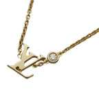 Louis Vuitton Necklace 750 Yellow Gold Diamond Pendant Idylle Blossom