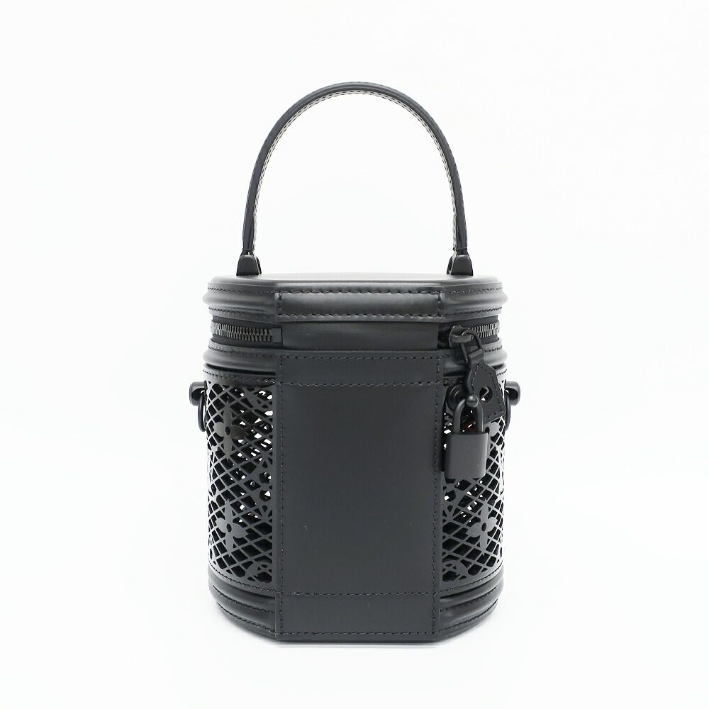 Louis Vuitton Cannes Vanity Shoulder Bag 2-Way Monogram Lace Black — view 2