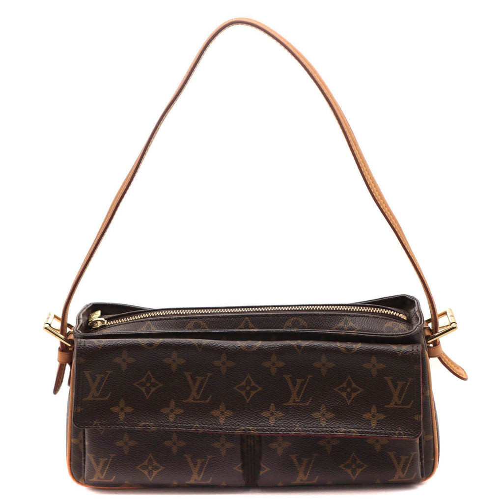 Louis Vuitton Viva-Cite MM Monogram Shoulder Bag Canvas