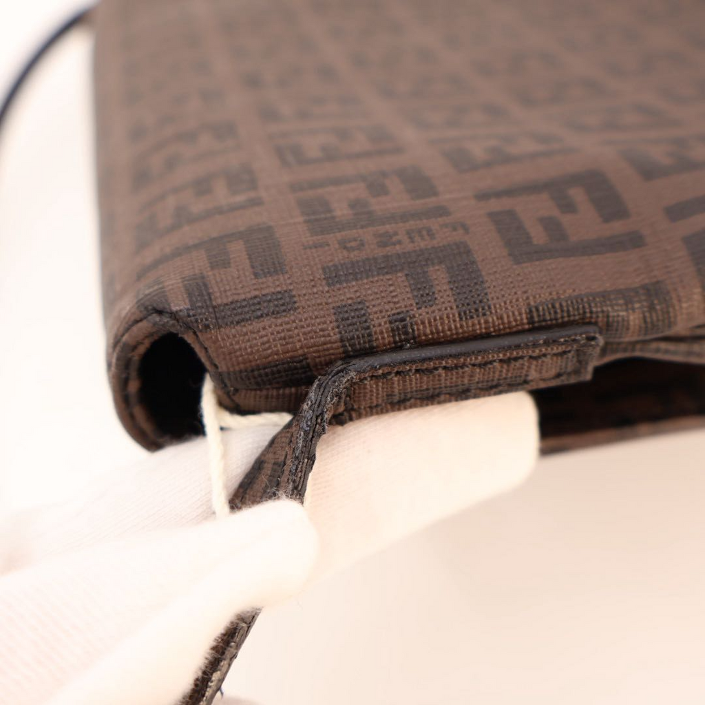 Fendi Zucchino Zucca Pattern Tote Crossbody Shoulder Bag — view 7