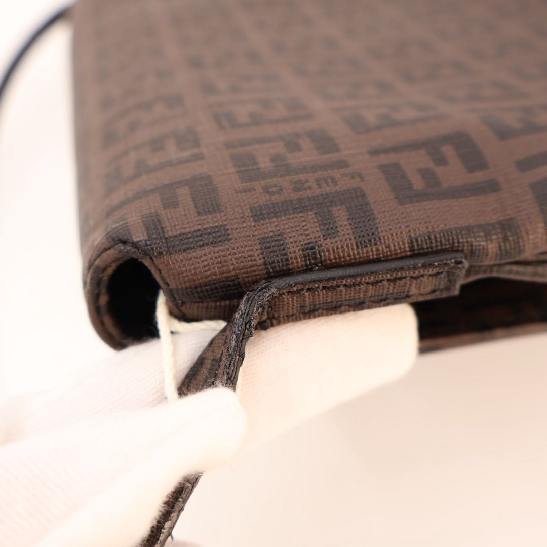 Fendi Zucchino Zucca Pattern Tote Crossbody Shoulder Bag — view 7