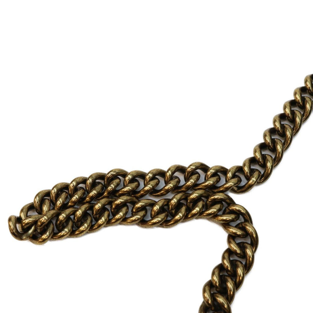 Chanel Black Vintage Calfskin Paris in Rome Gold Bar Flap Shoulder Bag — view 8