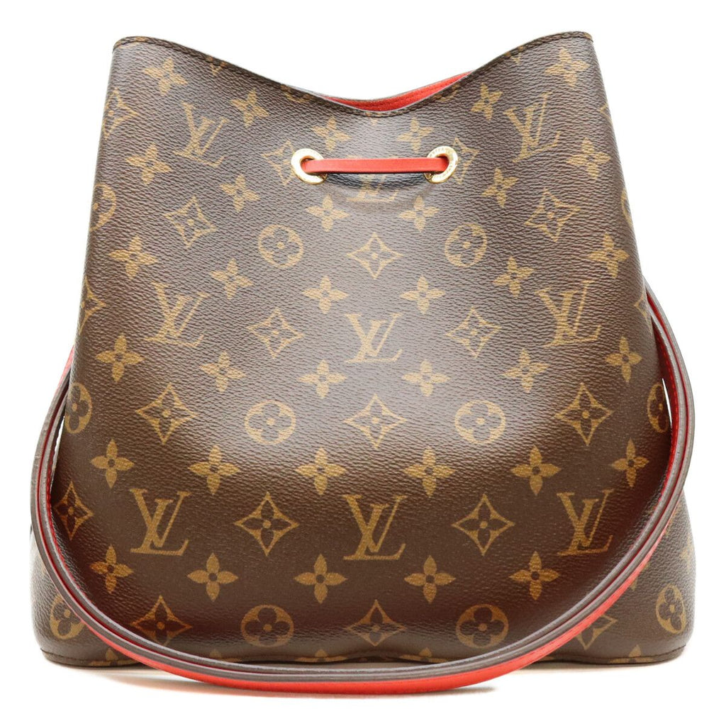 Louis Vuitton Monogram Coquelicot Red Neo Noe MM Shoulder Bag — view 3