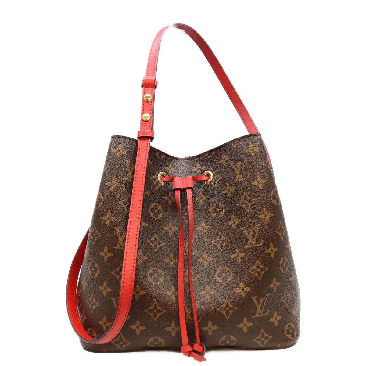 Louis Vuitton Monogram Coquelicot Red Neo Noe MM Shoulder Bag