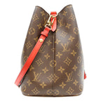 Louis Vuitton Monogram Coquelicot Red Neo Noe MM Shoulder Bag — view 4
