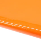 Chanel Orange CC Logo Stitch Patent Chain Wallet Shoulder Bag — view 7
