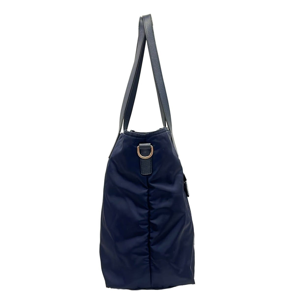 Prada Shoulder Bag Dark Navy Leather — view 4