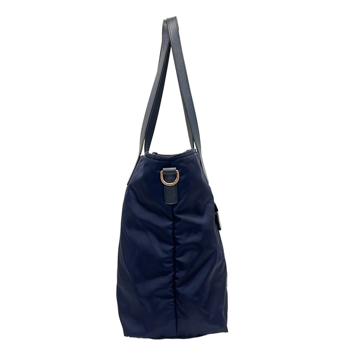 Prada Shoulder Bag Dark Navy Leather — view 4