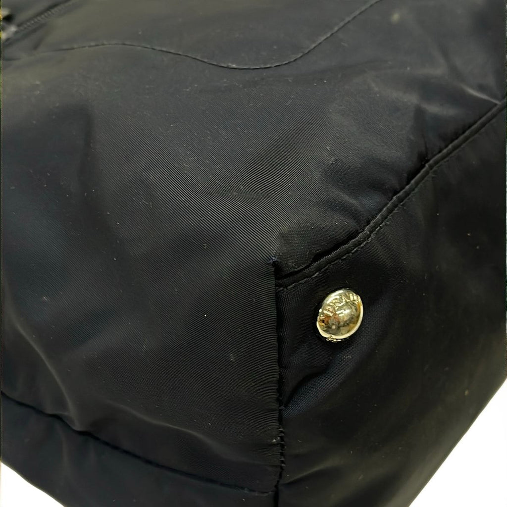 Prada Shoulder Bag Dark Navy Leather — view 6