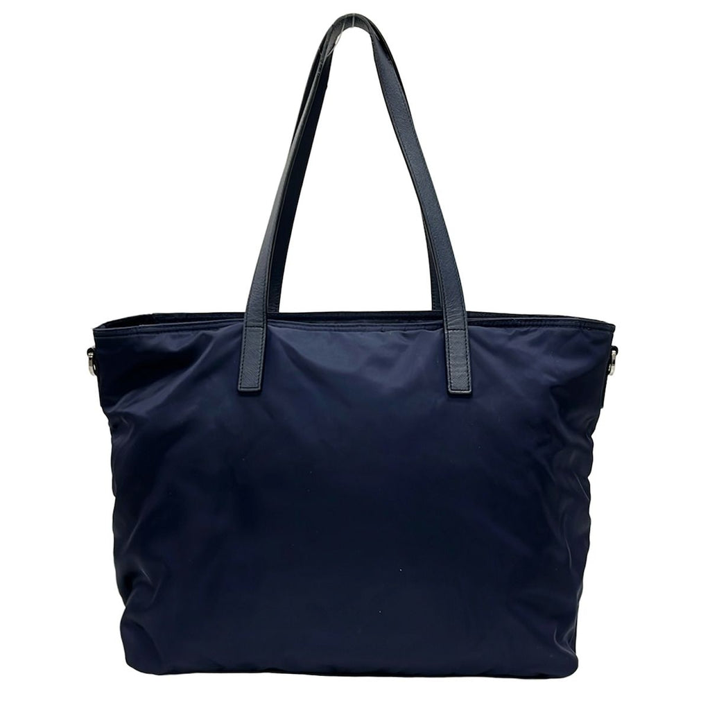 Prada Shoulder Bag Dark Navy Leather — view 3