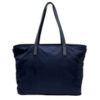 Prada Shoulder Bag Dark Navy Leather — view 3
