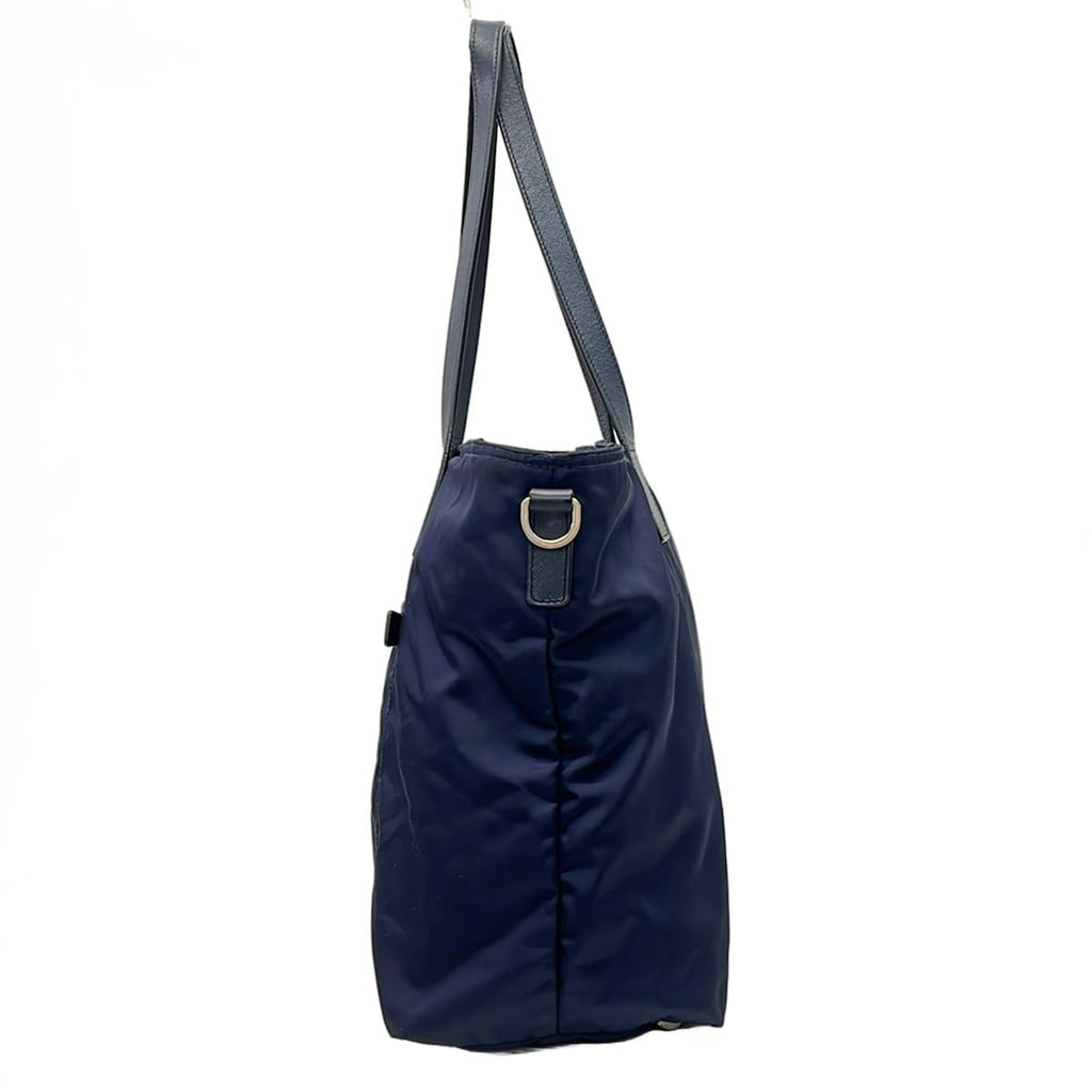 Prada Shoulder Bag Dark Navy Leather — view 2