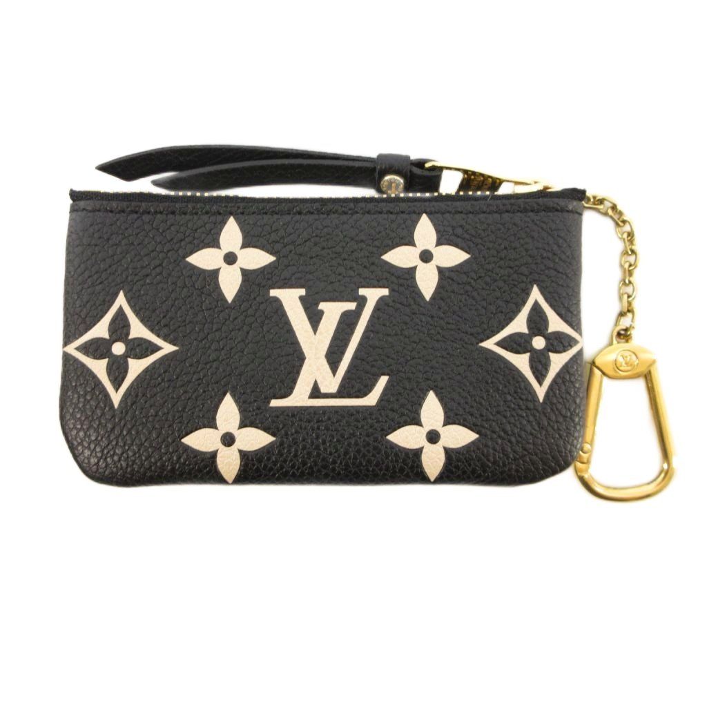 Louis Vuitton Bicolor Monogram Empreinte Pochette Cles Coin Purse Key Ring Gold — view 2