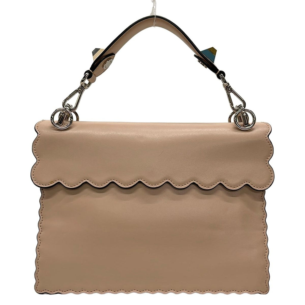 Fendi Handbag Canai Pink Beige Leather — view 3