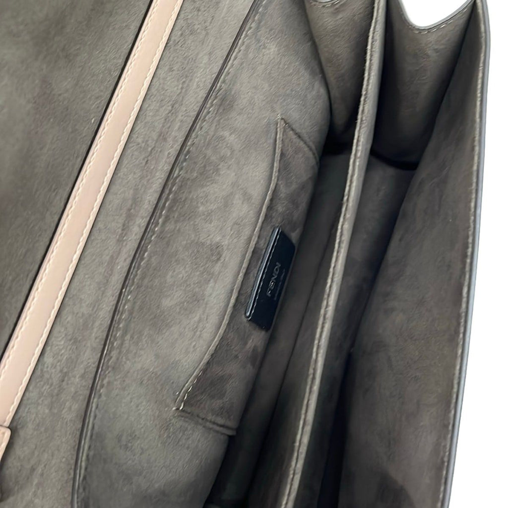 Fendi Handbag Canai Pink Beige Leather — view 7
