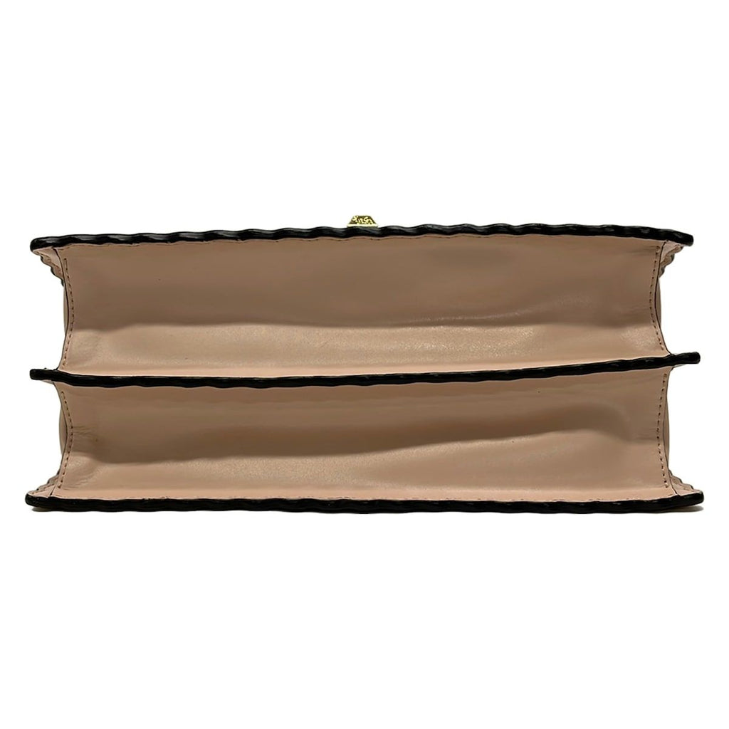 Fendi Handbag Canai Pink Beige Leather — view 5